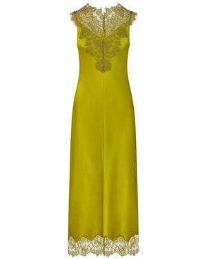 Simon Miller Bea Lace-Trimmed Midi Dress - Green