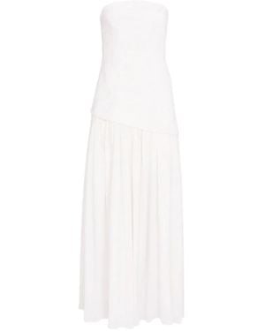 Significant Other Blyth Strapless Maxi Dress - White