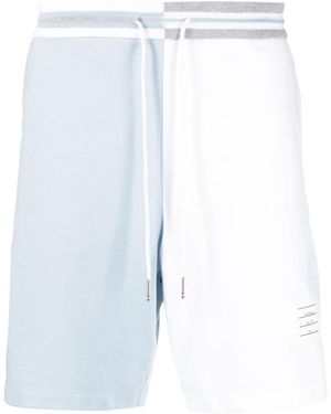 Thom Browne Funmix Colour-Block Shorts - White