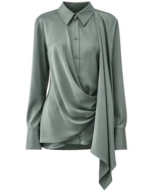Vaillant Studio Draped Shirt - Green