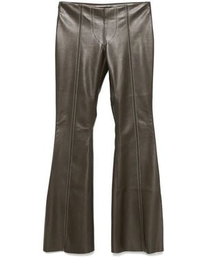 Elena Velez Flared Trousers - Grey