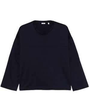 Aspesi Crew Neck Long-Sleeve Top - Blue