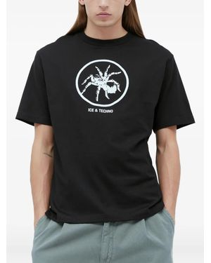 Ice & Techno Spider T-Shirt - Black