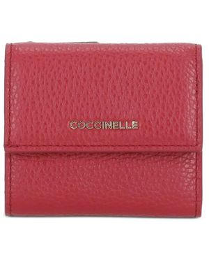 Coccinelle Metallic Wallet - Red