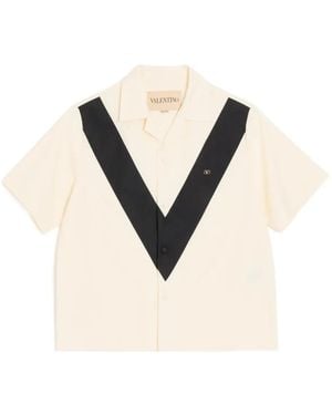 Valentino Garavani Cotton Shirt - Natural