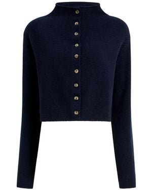 KHAITE Cardigan Annora - Blu