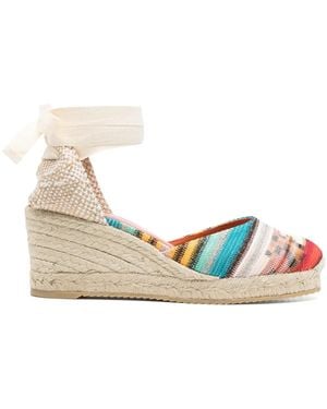 Missoni Eva 60 Espadrillas Raschel Stripes - Natural