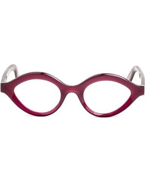 LAPIMA Isa Curved-Frame Glasses - Pink