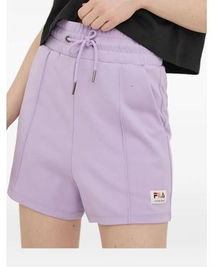 Fila Drawstring-Fastening Shorts - Purple