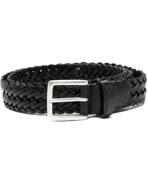 Anderson's Braided Leather Belt - Black
