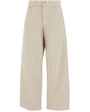 Haikure Corduroy Trousers - Natural