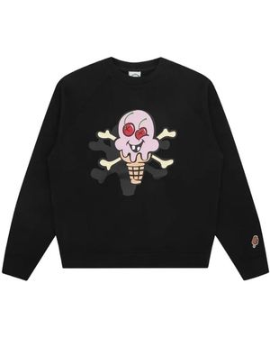 ICECREAM Cones & Bones Crewneck Sweatshirt - Black