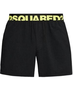 DSquared² Logo-Waistband Boxers - Black