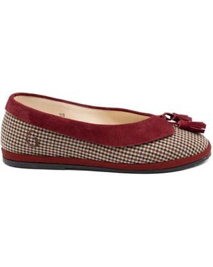 Gondolina Dogaressa Tassel Ballet Flats - Red