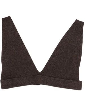 P.A.R.O.S.H. V-Neck Top - Black
