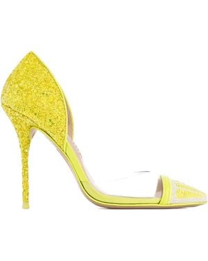 Sophia Webster 100 Mm Jessica Pumps - Geel