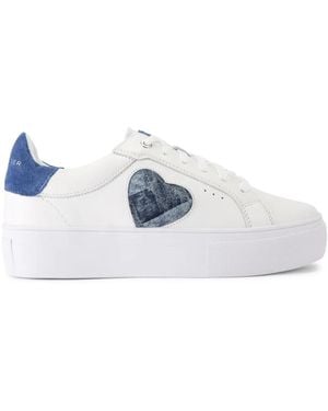 Kurt Geiger Lana Heart Trainers - Blue