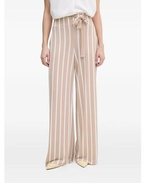 Joseph Ribkoff Striped Tie Trousers - Pink