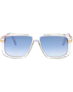 Cazal Square-Frame Sunglasses - Blue