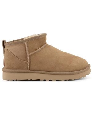 UGG Classic Ultra Mini Ankle Boots - Brown
