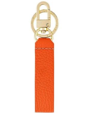 Maison De Sabre Upcycled Leather Keychain - White