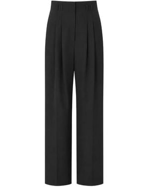 Alberta Ferretti Pleated Tailored Pants - Black