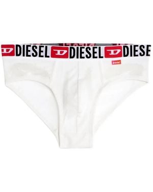 DIESEL Slip Con Banda Logo - Rosso