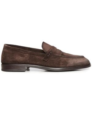 John Galliano Tequila Suede Penny Loafers - Brown