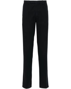 Boglioli Pressed-Crease Trousers - Black