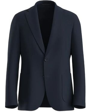BOSS Slim-Fit Stretch-Design Blazer - Blue
