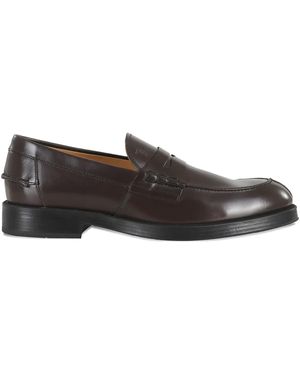 Tod's Penny Leather Loafers - Grey