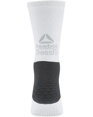 Reebok Calcetines Con Logo Estampado De X Crossfit - Blanco