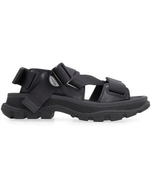McQueen Tread Sandals - Black