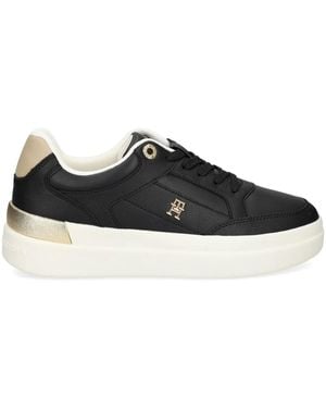 Tommy Hilfiger Logo Sneakers - Black