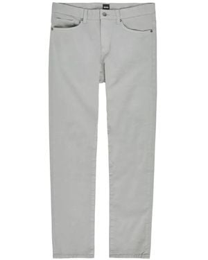BOSS Delaware Logo-Patch Pants - Gray