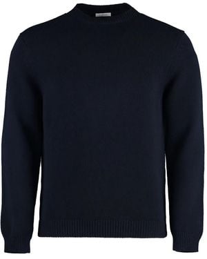 Malo Virgin-Wool Jumper - Blue