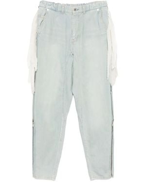 Undercover Vaqueros con cremallera lateral - Azul