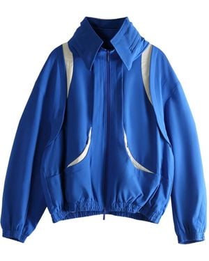 Adererror Zip-up Panel Jacket - ブルー