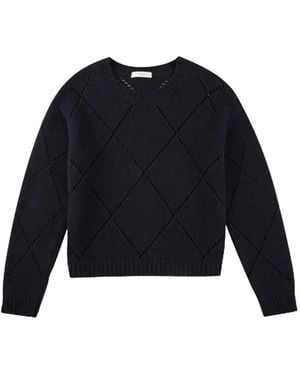 Zanone Pullover Mit Rautenmuster - Blau
