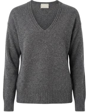 Drumohr Pullover Mit V-Ausschnitt - Grau