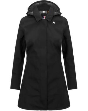K-Way Matchy Bonded Coat - Black