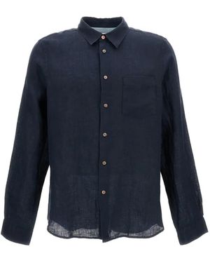 Paul Smith Chemise À Poches Multiples - Blue