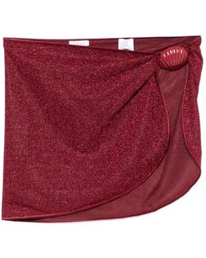 Oséree Jupe Portefeuille Lumière - Rouge