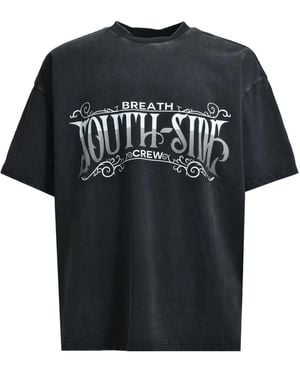BREATH South-Side T-Shirt mit rundem Ausschnitt - Schwarz