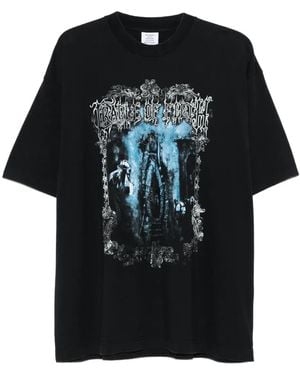 Vetements T-Shirt Con Grafica - Nero