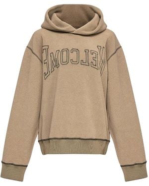 MM6 by Maison Martin Margiela スローガン パーカー - ナチュラル