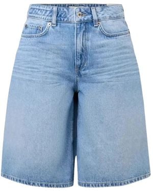 DRYKORN Pantalones Vaqueros Cortos Con Efecto Degradado - Azul