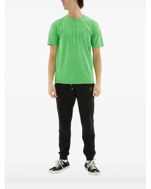 C.P. Company Logo-Embroidered T-Shirt - Green