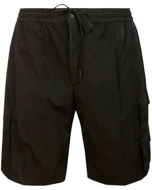 PT Torino Short De Bain À Poche À Rabat - Noir