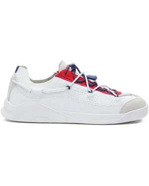 Moon Boot Moonlight Knitted Lace-Up Low-Top Trainers - White